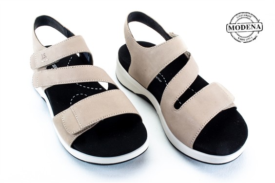 Detailpagina - Ander damesschoenen model: BEIGE SANDAAL 3 VELCRO