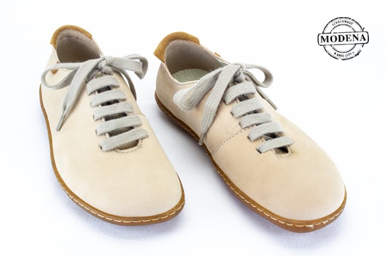 Detailpagina - Ander damesschoenen model: NUBUCK BEIGE LAGE VETER EL VIA