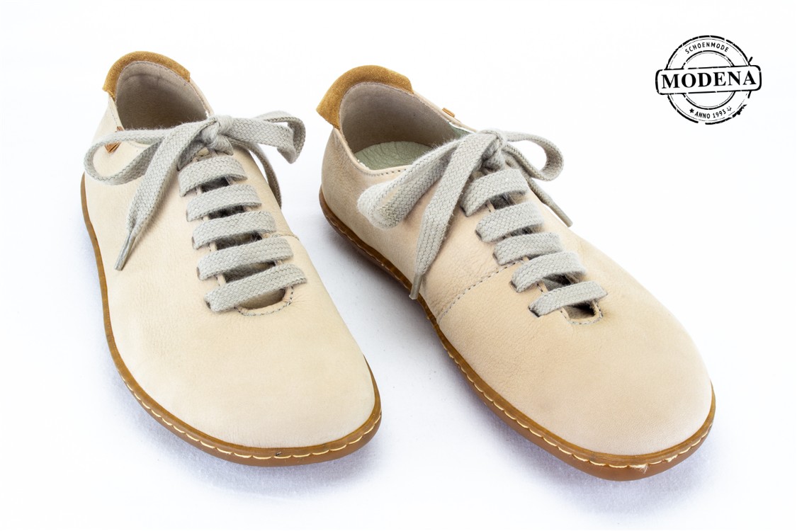 Modena schoenmode - el viajero - nubuck beige veter