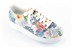 Afb. Detail A van BLOEMEN LAGE SNEAKER ZIJ-RITS