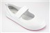 Afb. Detail A van WIT OPEN VELCRO MET ROOD ZOOL