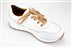 Afb. Detail B van WIT SNEAKER CAMEL VETER