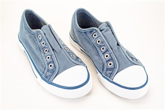 BLAUW STOF INSTAPPER BASKET