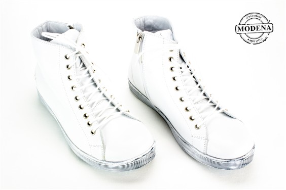 Detailpagina - Ander damesschoenen model: WIT HOGE BASKET