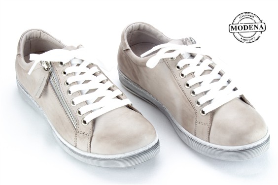 Detailpagina - Ander damesschoenen model: TAUPE LAGE BASKET ZIJ-RITS