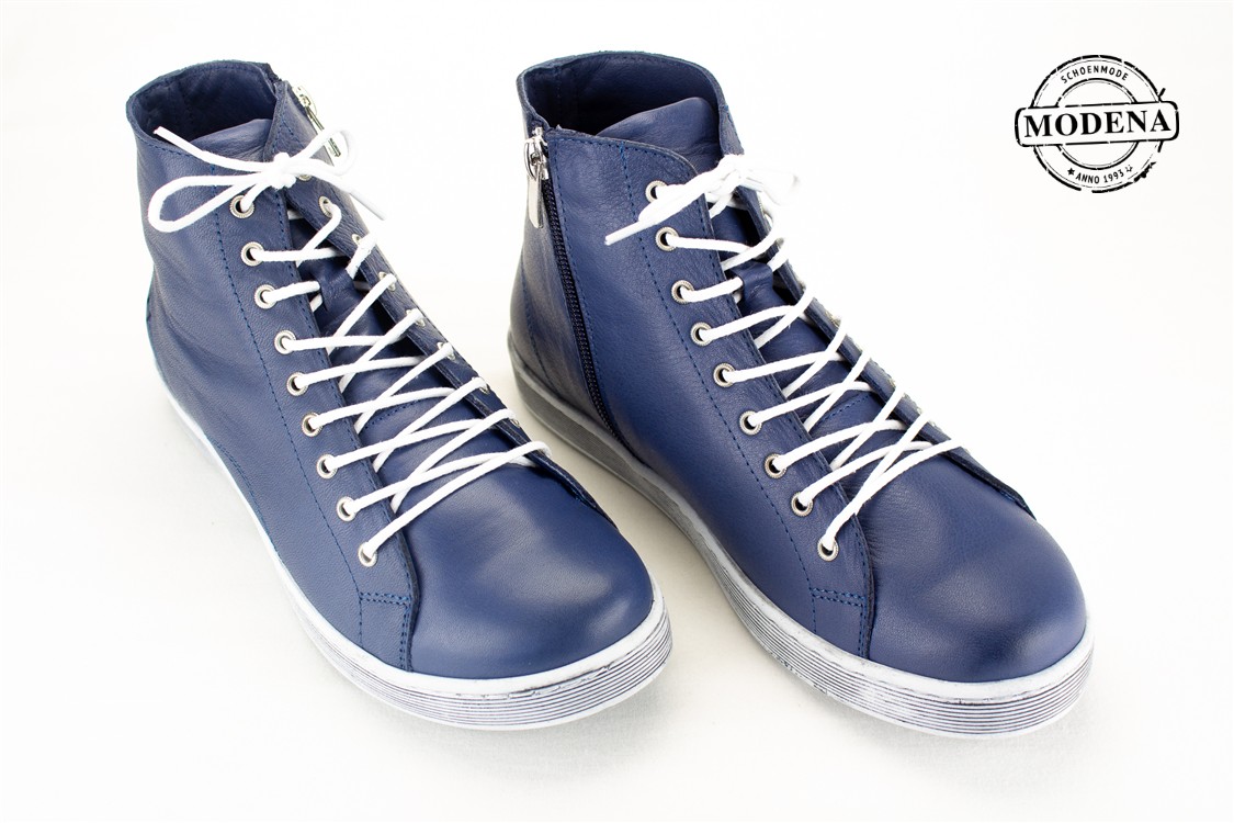 Modena schoenmode - hoge basket - lagune hoge basket