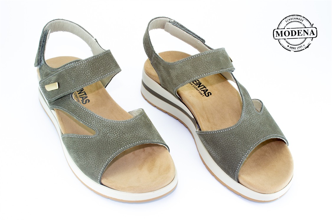 Modena schoenmode - assymetrisch - taupe assymetrisch