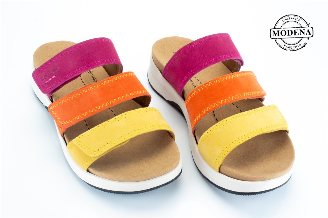 Modena schoenmode - slipper - fuxia multi slipper