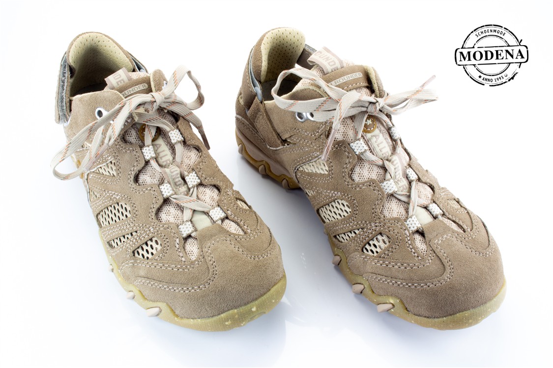 Modena schoenmode - beige - beige open veter