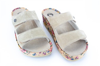 BEIGE SLIPPER BLOEM-KURKZOOL