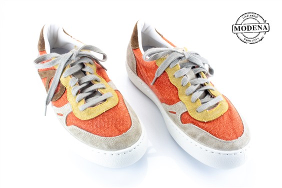 Detailpagina - Ander damesschoenen model: ROEST LINNEN BASKET