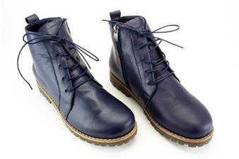 BLAUW VETERSCHOEN MILITARY