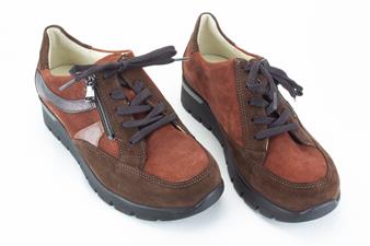 COGNAC MIX SNEAKER K-BREEDTE