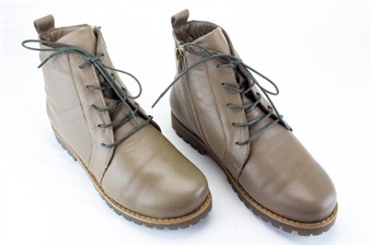 D TAUPE VETERSCHOEN MILITARY
