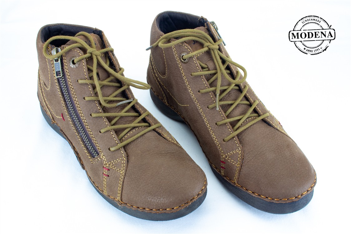 Modena schoenmode - fergey - bruin veter rits