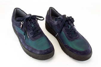 METALIC BLUE SNEAKER K-BREEDTE