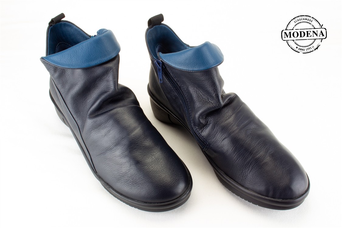 Modena schoenmode - fronsbotje - navy kort fronsbotje