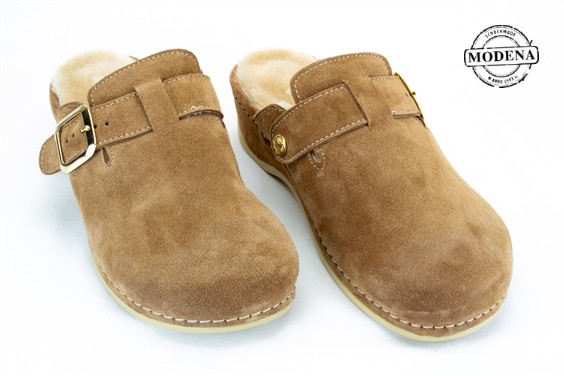 Detailpagina - Ander damesschoenen model: CAMEL MUIL SCHAPENVACHT