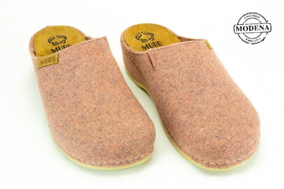 Detailpagina - Ander damesschoenen model: OUDROZE MUIL VILT