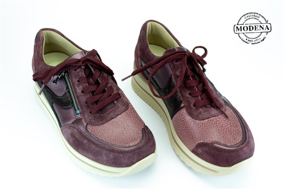 Detailpagina - Ander damesschoenen model: BORDO MIX SNEAKER K-BREEDTE