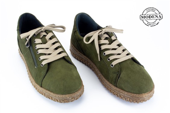 Detailpagina - Ander damesschoenen model: KHAKI LAGE VETER STOERE ZOOL